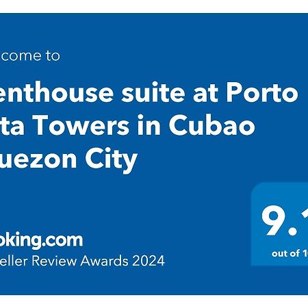 Penthouse Suite At Porto Vita Towers In Cubao Quezon City マニラ市 エクステリア 写真